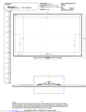 Sony KDL-46HX820 Manuals | ManualsLib