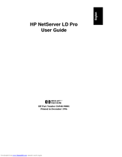HP NetServer LD Pro User Manual