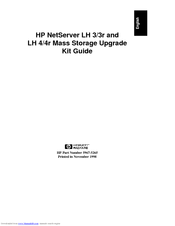 HP NetServer LH 4 Manual
