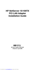 HP NetServer Series Installation Manual