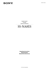 Sony SS-NA8ES Operating Instructions Manual