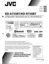 JVC KD-R730BT Instruction Manual