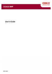 Oki CX2633 User Manual