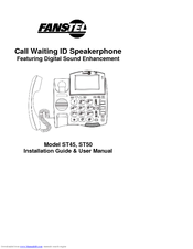 Fanstel ST45 Installation Manual & User Manual