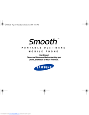 Samsung U350 User Manual