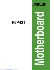 Asus P5P43T User Manual