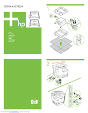 HP LaserJet M5025 MFP Installation Manual