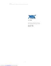 VIA Technologies HD Audio Adeck Installation Manual
