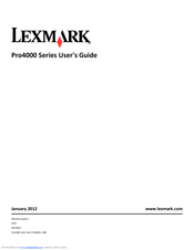 Lexmark OfficeEdge Pro4000c User Manual