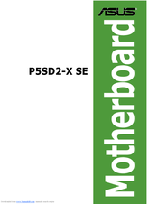 Asus P5SD2-X SE Installation Manual