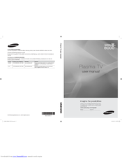Samsung PN63C8000YFXZA User Manual