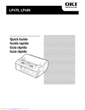 Oki LP470 Manual Rapide