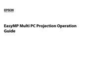 Epson PowerLite Pro G5450WU Operation Manual