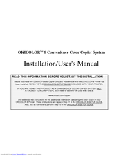 Oki OKICOLOR8cccs User Manual