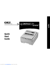 Oki OKIPAGE10e Quick Start Manual