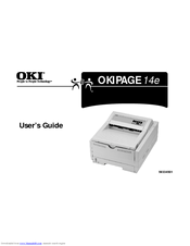 Oki OKIPAGE14e User Manual