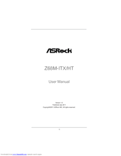 ASRock Z68M-ITX/HT User Manual