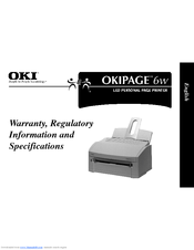 Oki OKIPAGE6w Specifications