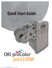 Oki proColor Pro510DW Quick Start Manual