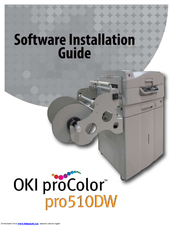 Oki proColor Pro510DW Install Manual