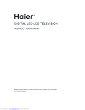 Haier LET24T3CW User Manual