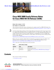 Cisco MDS 8/24c Release Note