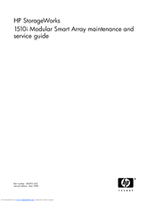 HP StorageWorks 1510i - Modular Smart Array Service Manual