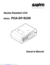 Sanyo POA-SP-SU30 Instruction Manual