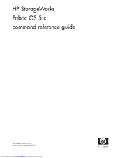HP StorageWorks 2/64 - Core Switch Command Reference Manual