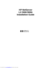 HP NetServer LH 3000 Installation Manual