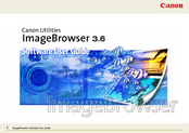 Canon ImageBrowser 3.6 Software User's Manual