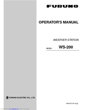 FURUNO WS-200 Operator's Manual