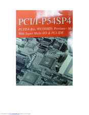 Asus PCI/I-P54SP4 User Manual