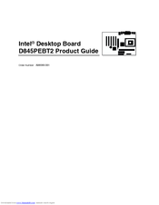 Intel D845PEBT2 Product Manual