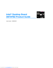 Intel D875PBZ - Desktop Board Motherboard Product Manual
