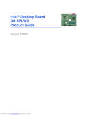 Intel D915PLWD Product Manual