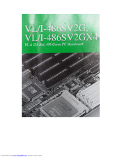 Asus VL I-486SV2G User Manual