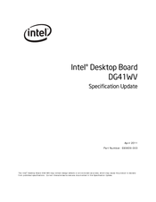 Intel DG41WV Specification