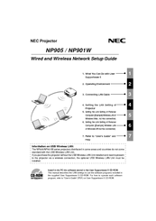 NEC NP905 - XGA LCD Projector Network Setup Manual
