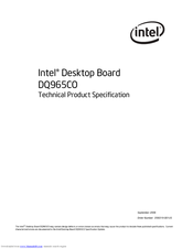 Intel DQ965CO Specification