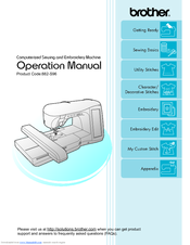 Brother 882-S96 Operation Manual