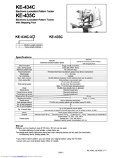 Brother KE-434C-X1 Parts List