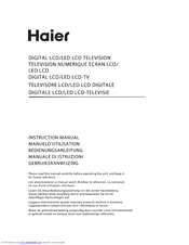 Haier LT22R3COW2 User Manual