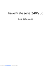 Acer TravelMate 250 Series Guía Del Usuario