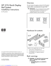 Hp DL580 - ProLiant - G4 Installation Instructions Manual