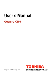 Toshiba PQX32U-04M01M User Manual