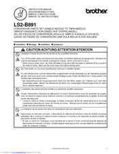 Brother LS2-B891 Instruction Manual