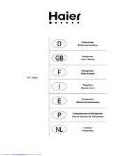 Haier RT-146A User Manual