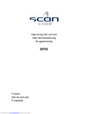 SCAN domestic SF55 Operating Instructions Manual