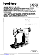 Brother LS5-P11 Parts Manual